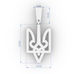 Ukrainian Tryzub Gold Pendant 125693100